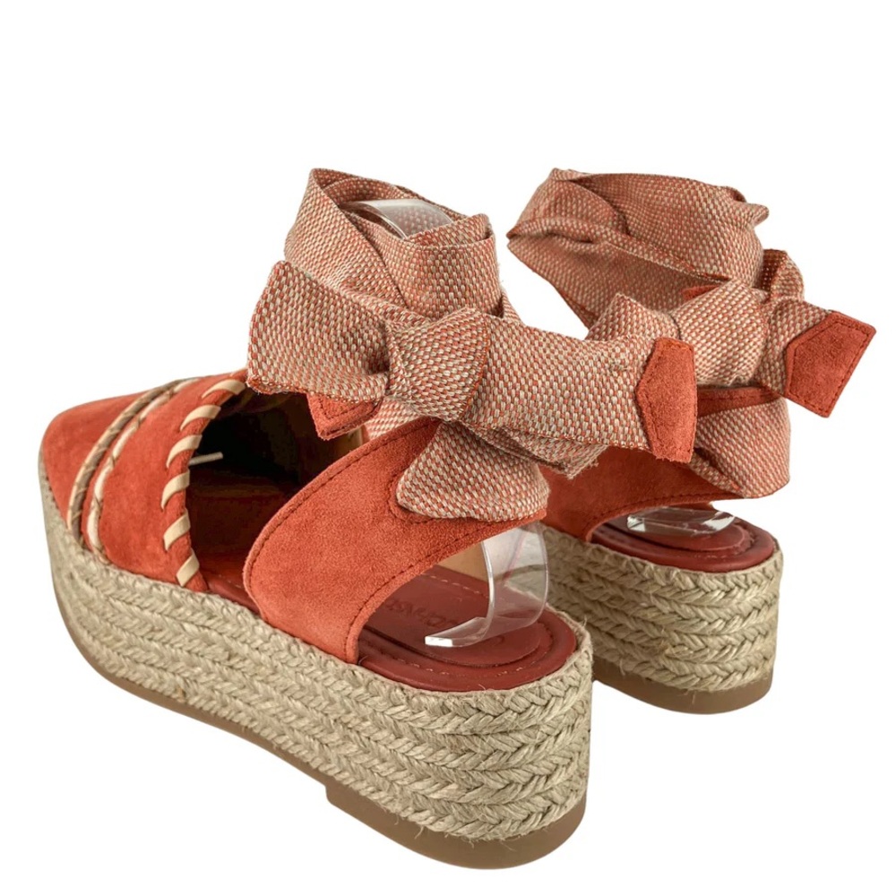 Ulla Johnson Women's Abia Platform Espadrilles Arabian Spice Suede 10 NIB - Picture 6 of 16